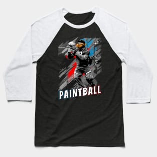 Paintball ArtStyle Baseball T-Shirt